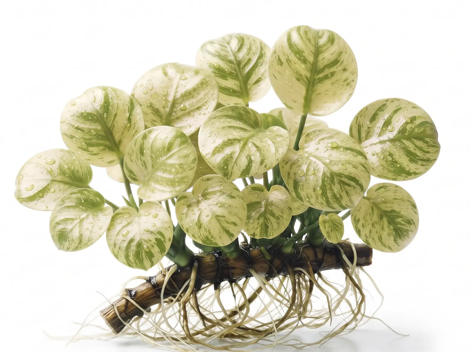 Anubias barteri var. nana 'Pinto'