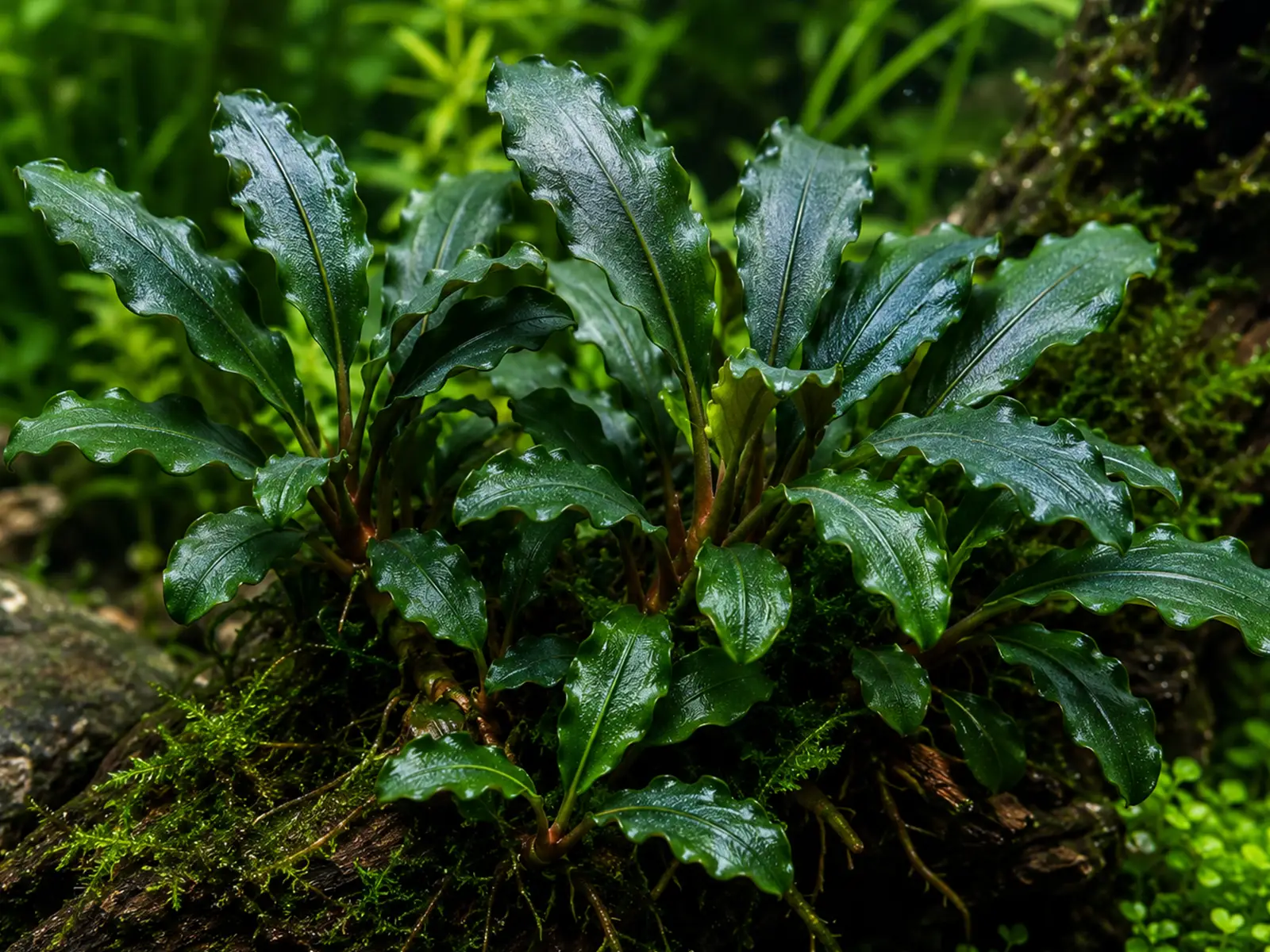 Bucephalandra 'Green Wavy'