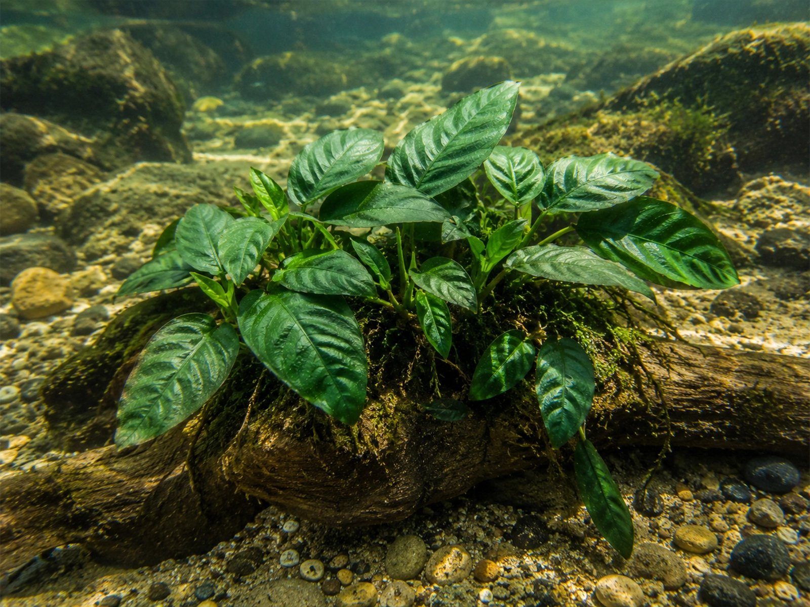 Anubias Coffeefolia in nature